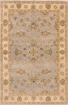 Ziegler Grey Hand Knotted 4'0" X 6'3"  Area Rug 250-20062