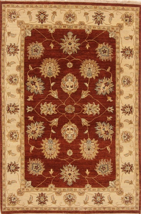 Chobi Brown Hand Knotted 40 X 60 Area Rug 250-20065 Image 0
