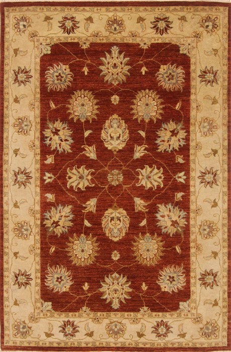 Ziegler Brown Hand Knotted 41 X 63 Area Rug 250-20074 Image 0
