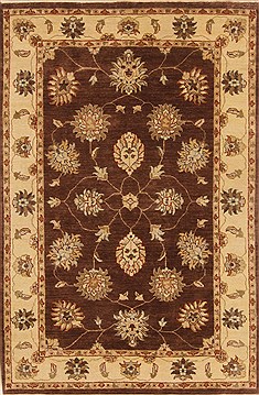 Ziegler Brown Hand Knotted 4'0" X 6'2"  Area Rug 250-20081