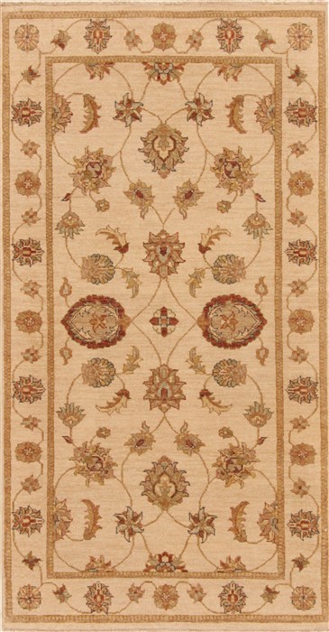 Ziegler Beige Hand Knotted 34 X 64  Area Rug 250-20088 Image 0