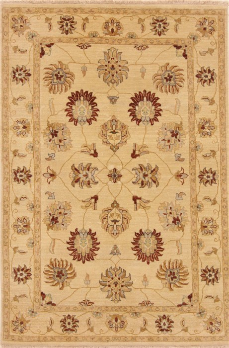 Ziegler Beige Hand Knotted 41 X 60 Area Rug 250-20091 Image 0