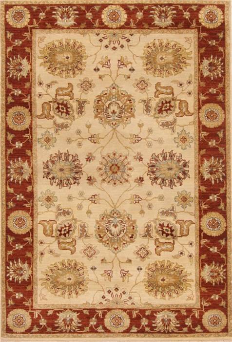 Ziegler Beige Hand Knotted 40 X 60 Area Rug 250-20094 Image 0