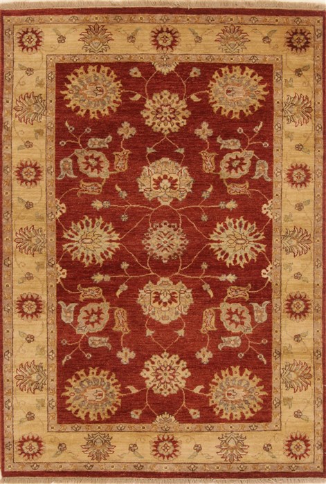 Ziegler Red Hand Knotted 41 X 60  Area Rug 250-20096 Image 0