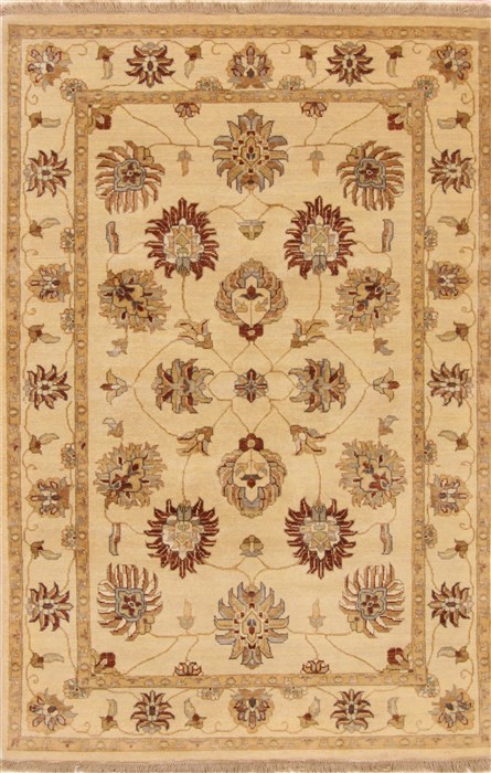 Ziegler Beige Hand Knotted 41 X 61  Area Rug 250-20097 Image 0