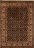Herati Black Hand Knotted 50 X 71 Area Rug 250-20100 Thumb 0