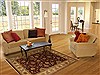 Kashan Red Hand Knotted 52 X 73 Area Rug 250-20103 Thumb 5