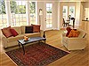 Sarouk Red Hand Knotted 411 X 69 Area Rug 250-20105 Thumb 5