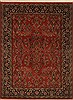 Sarouk Red Hand Knotted 411 X 69  Area Rug 250-20105 Thumb 0