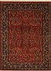 Sarouk Red Hand Knotted 411 X 69 Area Rug 250-20105 Thumb 0