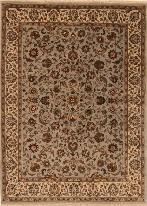 Kashan Grey Hand Knotted 50 X 610 Area Rug 250-20108 Image 0