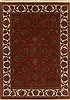 Kashan Red Hand Knotted 51 X 72  Area Rug 250-20111 Thumb 0