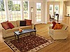 Kashan Red Hand Knotted 50 X 71 Area Rug 250-20117 Thumb 5