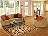 Kashan Beige Hand Knotted 40 X 64 Area Rug 250-20122 Thumb 5