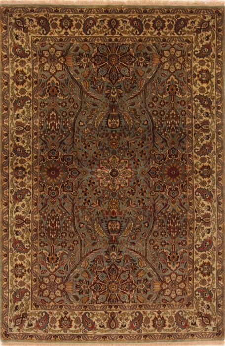 Tabriz Grey Hand Knotted 40 X 62  Area Rug 250-20124 Image 0