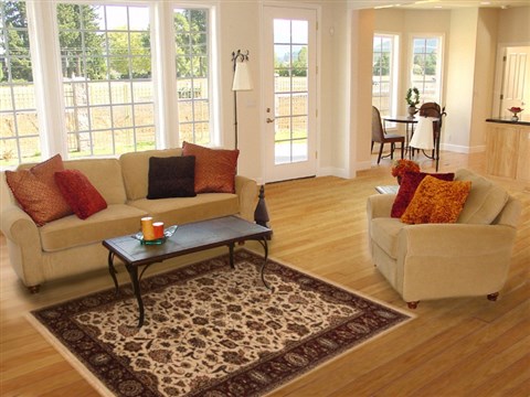 Kashan Beige Hand Knotted 40 X 511  Area Rug 250-20128 Image 5