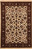 Kashan Beige Hand Knotted 40 X 511  Area Rug 250-20128 Thumb 0