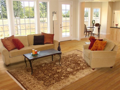 Kashan Brown Hand Knotted 80 X 910 Area Rug 250-20144 Image 4