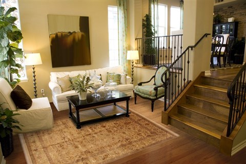 Kashan Brown Hand Knotted 80 X 98 Area Rug 250-20148 Image 3