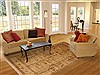 Kashan Brown Hand Knotted 80 X 98 Area Rug 250-20148 Thumb 4