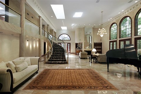 Herati Beige Hand Knotted 82 X 101 Area Rug 250-20149 Image 1