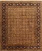 Herati Beige Hand Knotted 82 X 101 Area Rug 250-20149 Thumb 0