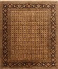 Herati Beige Hand Knotted 82 X 101  Area Rug 250-20149 Thumb 0