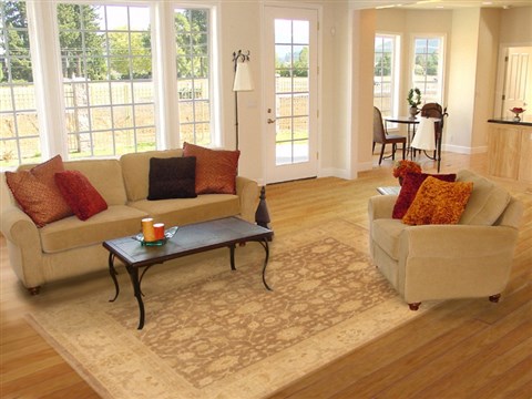 Chobi Brown Hand Knotted 81 X 910 Area Rug 250-20151 Image 4