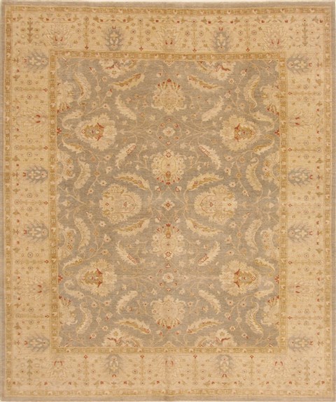Chobi Grey Hand Knotted 710 X 98 Area Rug 250-20152 Image 0