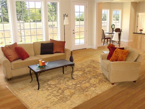 Chobi Brown Hand Knotted 711 X 99  Area Rug 250-20154 Image 4