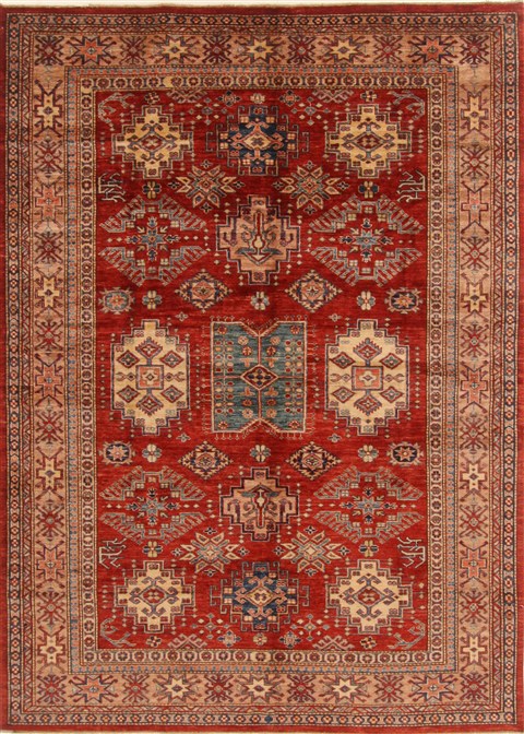 Kazak Red Hand Knotted 511 X 85  Area Rug 250-20159 Image 0