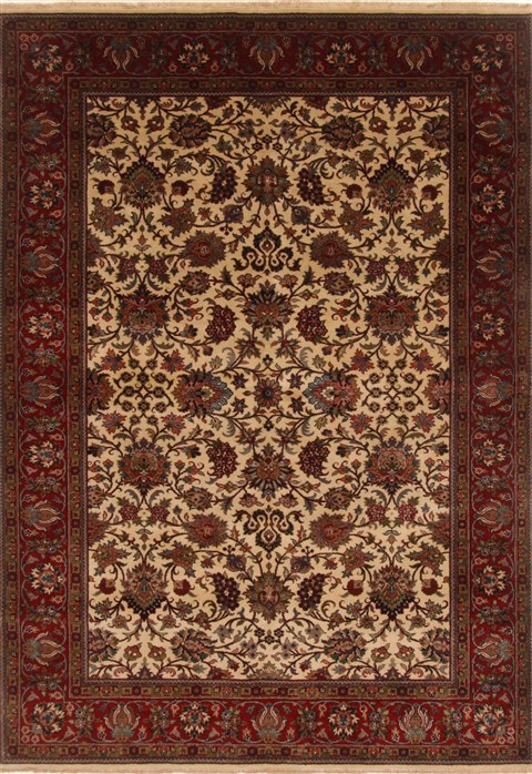 Kashmar Beige Hand Knotted 63 X 810 Area Rug 250-20170 Image 0