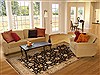 Tabriz Black Hand Knotted 511 X 90 Area Rug 250-20177 Thumb 4