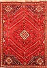 Qashqai Red Hand Knotted 611 X 98  Area Rug 100-20185 Thumb 0