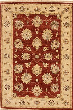 Ziegler Brown Hand Knotted 4'1" X 6'2"  Area Rug 250-20190