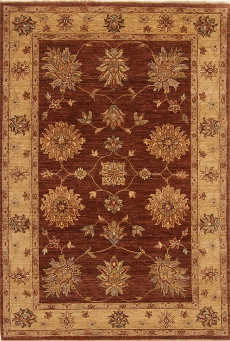 Ziegler Brown Hand Knotted 40 X 60 Area Rug 250-20195 Image 0