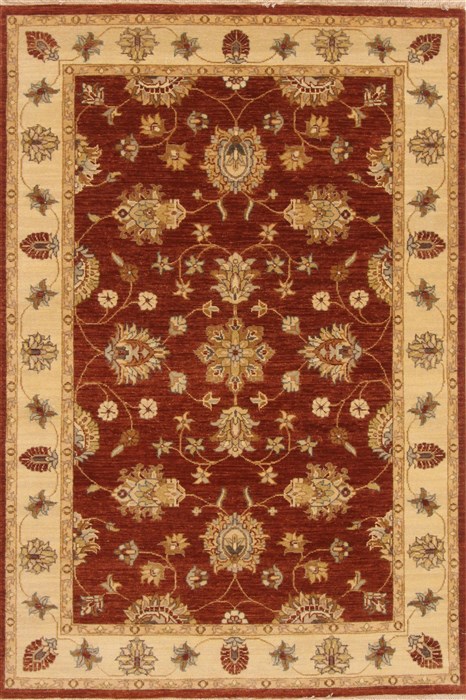 Ziegler Brown Hand Knotted 40 X 60 Area Rug 250-20199 Image 0