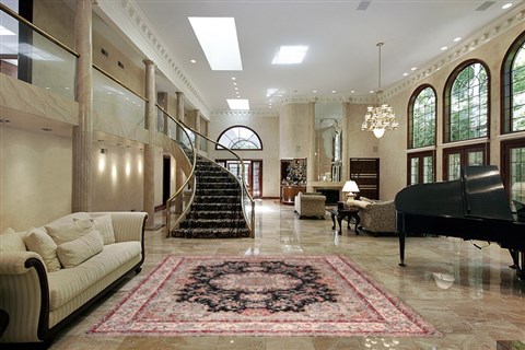 Tabriz Black Hand Knotted 90 X 1111  Area Rug 300-20204 Image 1
