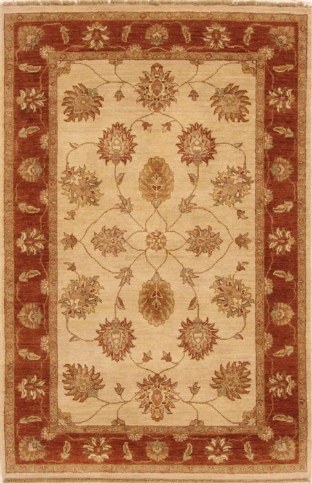 Ziegler Beige Hand Knotted 41 X 63 Area Rug 250-20249 Image 0