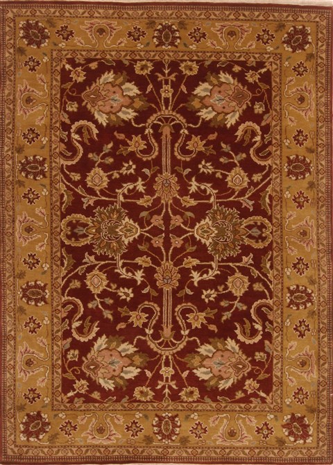 Ziegler Brown Hand Knotted 47 X 64  Area Rug 250-20255 Image 0