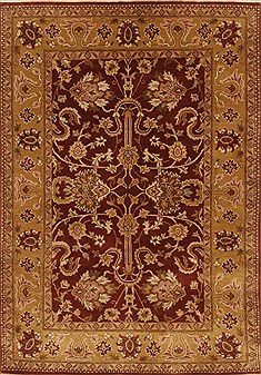 Ziegler Brown Hand Knotted 3'11" X 5'8"  Area Rug 250-20270