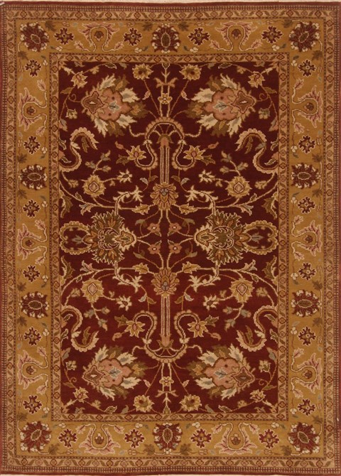 Ziegler Brown Hand Knotted 45 X 63 Area Rug 250-20278 Image 0