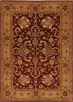 Ziegler Brown Hand Knotted 4'5" X 6'3"  Area Rug 250-20278