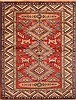 Kazak Red Hand Knotted 42 X 56  Area Rug 250-20284 Thumb 0