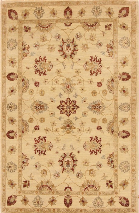 Ziegler Beige Hand Knotted 41 X 65  Area Rug 250-20296 Image 0