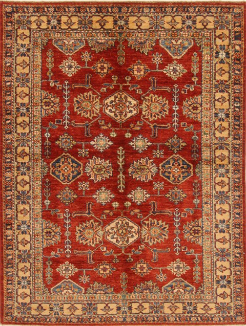 Kazak Red Hand Knotted 40 X 55  Area Rug 250-20302 Image 0