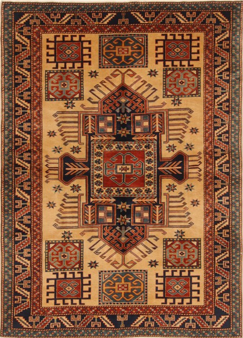 Shirvan Beige Hand Knotted 40 X 59 Area Rug 250-20303 Image 0