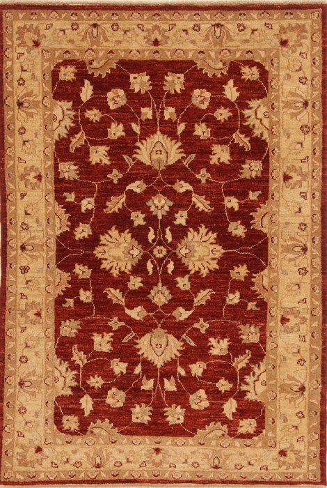 Pishavar Red Hand Knotted 310 X 58 Area Rug 250-20309 Image 0