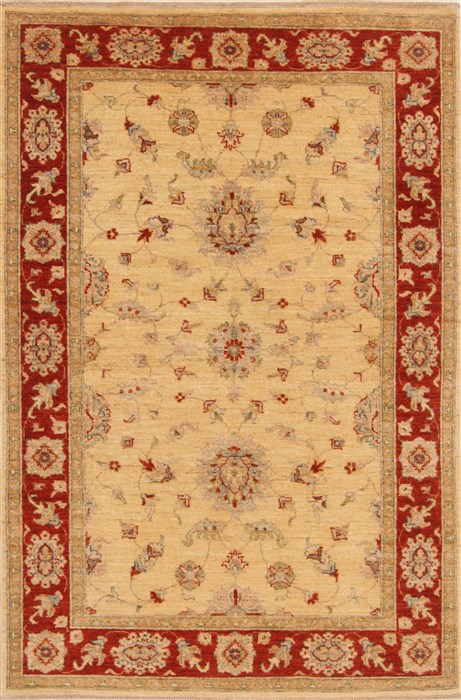Chobi Beige Hand Knotted 41 X 62 Area Rug 250-20311 Image 0