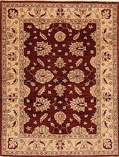 Pakistani Chobi Brown Rectangle 3x5 ft Wool Carpet 20312